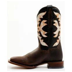 Flash Sale 😀 Dan Post 👩 Women's Sure Shot Embroidered Overlay Western Leather 🥾 Boots - Broad Square Toe Black/tan 🔥 -western boots Shop unnamed file 1088