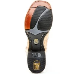 Best deal 🎉 Dan Post Men's Tan Caiman Belly Western 🥾 Boots - Broad Square Toe ⌛ -western boots Shop unnamed file 1106