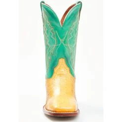 Deals 🤩 Dan Post 👩 Women's Exotic Watersnake Skin Western 🥾 Boots - Broad Square Toe Gold 🔥 -western boots Shop unnamed file 1152