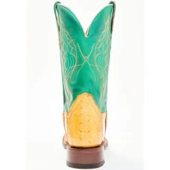Deals 🤩 Dan Post 👩 Women's Exotic Watersnake Skin Western 🥾 Boots - Broad Square Toe Gold 🔥 -western boots Shop unnamed file 1153