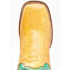 Deals 🤩 Dan Post 👩 Women's Exotic Watersnake Skin Western 🥾 Boots - Broad Square Toe Gold 🔥 -western boots Shop unnamed file 1154