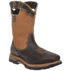 Budget 👍 Dan Post Men's Scoop EH Waterproof Western Work 🥾 Boots - Composite Toe Rust Copper 🔥