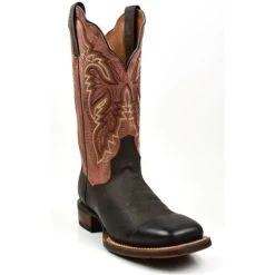 Deals ❤️ Dan Post 👩 Women's Performance Western 🥾 Boots - Broad Square Toe Chocolate ⌛