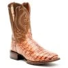 Budget 💯 Dan Post Men's Tan Caiman Belly Western 🥾 Boots - Broad Square Toe 🌟 -western boots Shop unnamed file 1235