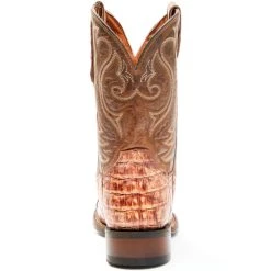 Budget 💯 Dan Post Men's Tan Caiman Belly Western 🥾 Boots - Broad Square Toe 🌟 -western boots Shop unnamed file 1239