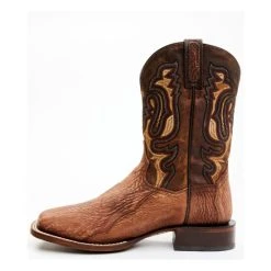Cheap 🎁 Dan Post Men's Shark Suede Coganc Exotic Western 🥾 Boots - Broad Square Toe Cognac 🔥 -western boots Shop unnamed file 127