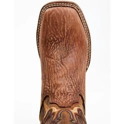 Cheap 🎁 Dan Post Men's Shark Suede Coganc Exotic Western 🥾 Boots - Broad Square Toe Cognac 🔥 -western boots Shop unnamed file 130