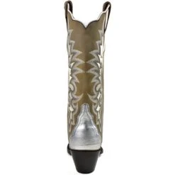 Deals ⌛ Dan Post 👩 Women's Eel Exotic Western Boot - Snip Toe Silver 👏 -western boots Shop unnamed file 186