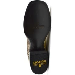 Outlet 🎁 Dan Post Men's Karung Snake Brown Exotic Western 🥾 Boots - Broad Square Toe 👏 -western boots Shop unnamed file 230