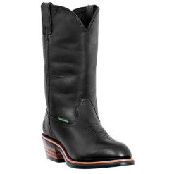 Cheapest 🧨 Dan Post Men's Albuquerque Waterproof Pull-On Work 🥾 Boots - Round Toe Black ⌛