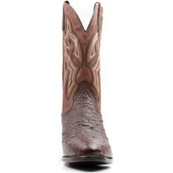 Best Sale 😉 Dan Post Men's 12" Hand Ostrich Quill Exotic Western 🥾 Boots Brown 🤩 -western boots Shop unnamed file 242