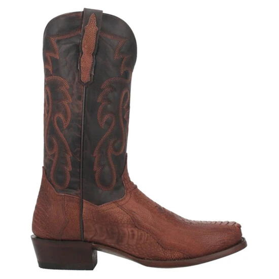 Top 10 🌟 Dan Post Men's Sprinter Ostrich Leg Exotic Western 🥾 Boots - Square Toe Chocolate ❤️ 4 Top 10 🌟 Dan Post Men's Sprinter Ostrich Leg Exotic Western 🥾 Boots - Square Toe Chocolate ❤️ - Image 2