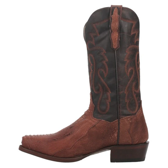 Top 10 🌟 Dan Post Men's Sprinter Ostrich Leg Exotic Western 🥾 Boots - Square Toe Chocolate ❤️ 5 Top 10 🌟 Dan Post Men's Sprinter Ostrich Leg Exotic Western 🥾 Boots - Square Toe Chocolate ❤️ - Image 3
