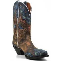 Dan Post Shop 6 Best reviews of ✨ Dan Post 👩 Women's Humming Bird Heart And Floral Inlay Western 🥾 Boots - Snip Toe Orange 🔥