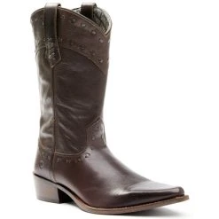 Buy 🧨 Dan Post Men's Bucklace Stagecoach Western Boot - Snip Toe Brown 🧨