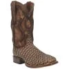 New 🎉 Dan Post Men's Stanley Western 🥾 Boots - Broad Square Toe Brown ✨