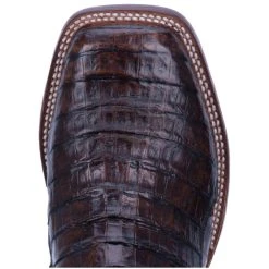 Cheap 👍 Dan Post Men's Kingsly Caiman Leather Western 🥾 Boots - Broad Square Toe Brown ❤️ -western boots Shop unnamed file 40