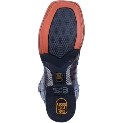 Cheap 👍 Dan Post Men's Kingsly Caiman Leather Western 🥾 Boots - Broad Square Toe Brown ❤️ -western boots Shop unnamed file 41