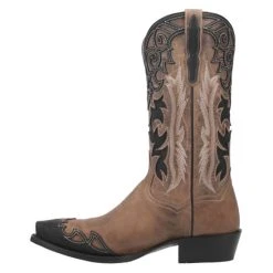 Best Pirce 👍 Dan Post Men's Denton All-Over Overlay Western 🥾 Boots - Snip Toe Taupe 🎁 -western boots Shop unnamed file 414