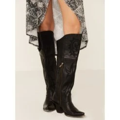 Flash Sale ❤️ Dan Post 👩 Women's Jilted Fashion Western 🥾 Boots - Snip Toe Black 😍