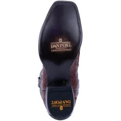 Cheapest 👏 Dan Post Men's Bayou Exotic Caiman Western 🥾 Boots - Square Toe Brown 👏 -western boots Shop unnamed file 440