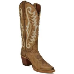 Top 10 👍 Dan Post 👩 Women's Magic Fashion Tall Western 🥾 Boots - Snip Toe Lt Brown 🔥
