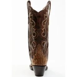 Cheap 🤩 Dan Post 👩 Women's Karung Exotic Snake Western 🥾 Boots - Snip Toe Brown ⭐ -western boots Shop unnamed file 452