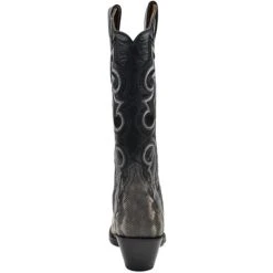 Brand new 🌟 Dan Post 👩 Women's Karung Snake Black Exotic Western Boot - Snip Toe 💯 -western boots Shop unnamed file 466
