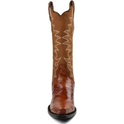 Brand new 😍 Dan Post 👩 Women's Eel Peanut Exotic Western Boot - Snip Toe Brown 🧨 -western boots Shop unnamed file 493