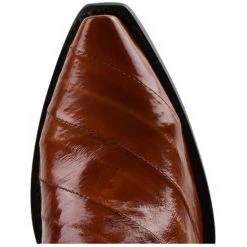 Brand new 😍 Dan Post 👩 Women's Eel Peanut Exotic Western Boot - Snip Toe Brown 🧨 -western boots Shop unnamed file 495