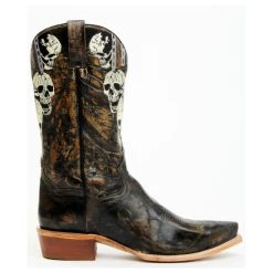 New ❤️ Dan Post Men's 13" Skull Face Tall Western Boot - Snip Toe Black 😀 -western boots Shop unnamed file 51
