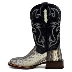 Coupon 🌟 Dan Post 👩 Women's Exotic Karung Snake Western Boot - Broad Square Toe Black 🛒 -western boots Shop unnamed file 520
