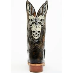 New ❤️ Dan Post Men's 13" Skull Face Tall Western Boot - Snip Toe Black 😀 -western boots Shop unnamed file 53