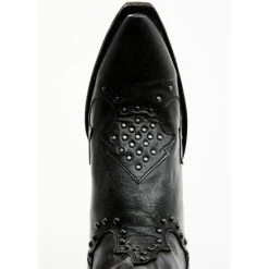 New ✔️ Dan Post 👩 Women's Daredevil Studded Tall Western 🥾 Boots - Snip Toe Black 🎉 -western boots Shop unnamed file 593