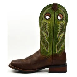 Flash Sale 🎁 Dan Post Men's Leon Crazy Horse Green Performance Leather Western Boot - Broad Square Toe 🔔 -western boots Shop unnamed file 597