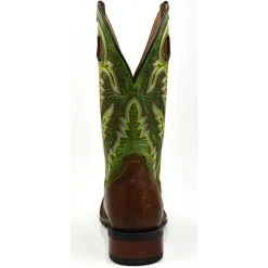 Flash Sale 🎁 Dan Post Men's Leon Crazy Horse Green Performance Leather Western Boot - Broad Square Toe 🔔 -western boots Shop unnamed file 599