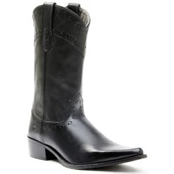 Deals 😍 Dan Post Men's Bucklace Stagecoach Western Boot - Snip Toe Black 🔥