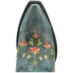 Budget 🌟 Dan Post 👩 Women's Flower Child Tall 🥾 Boots - Snip Toe Turquoise 💯 -western boots Shop unnamed file 658