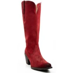 Promo 🔔 Dan Post 👩 Women's Rebeca Western Tall Boot - Snip Toe Red 🥰