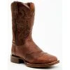 Promo 🎁 Dan Post Men's Embroidered Western 🥾 Boots - Broad Square Toe Mocha 🛒 -western boots Shop unnamed file 701