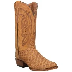 Cheap ๐งจ Dan Post Men's Kingman Western ๐ฅพ Boots - Round Toe Tan ๐