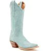 Buy 😍 Dan Post 👩 Women's Seafoam Suede Western 🥾 Boots - Snip Toe Light Green 😉 -western boots Shop unnamed file 774