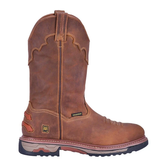 Deals ๐ฏ Dan Post Men's Journeyman Waterproof Work ๐ฅพ Boots - Round Toe Brown โ 4 Deals ๐ฏ Dan Post Men's Journeyman Waterproof Work ๐ฅพ Boots - Round Toe Brown โ - Image 2