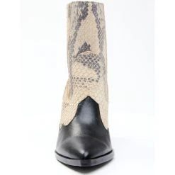 Best Sale 🔔 Dan Post 👩 Women's Snake Print Fashion Booties - Snip Toe Black ✔️ -western boots Shop unnamed file 833
