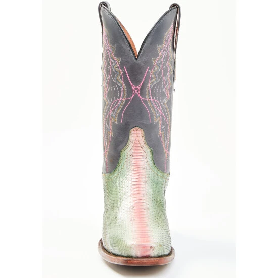 Brand new ❤️ Dan Post 👩 Women's Exotic Watersnake Skin Western 🥾 Boots - Broad Square Toe Green 🌟 6 Brand new ❤️ Dan Post 👩 Women's Exotic Watersnake Skin Western 🥾 Boots - Broad Square Toe Green 🌟 - Image 4