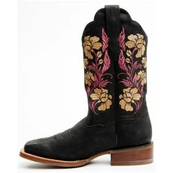 Discount 🛒 Dan Post 👩 Women's Asteria Floral Western 🥾 Boots - Square Toe Black 🔥 -western boots Shop unnamed file 86