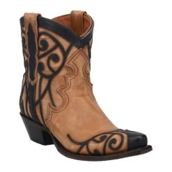 Promo 🎁 Dan Post 👩 Women's Not Bashful Western Booties - Snip Toe Tan 👏